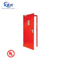 American Standard Size UL Listed Fire Rated Steel Hollow Metal Commercial Door With Panic Push Bar And Glass